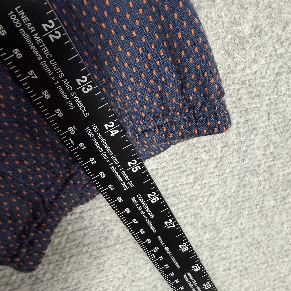Anthropologie Pants Size Large Dylan Speckled Jogger Navy Blue/Orange  Highrise - Picture 7 of 7